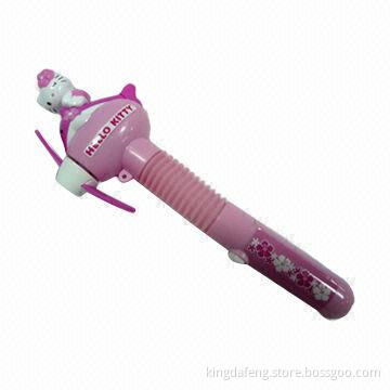 Battery-operated Toy Electric Fan, Bendable Tube, with 22cm Length Made of ABS Material